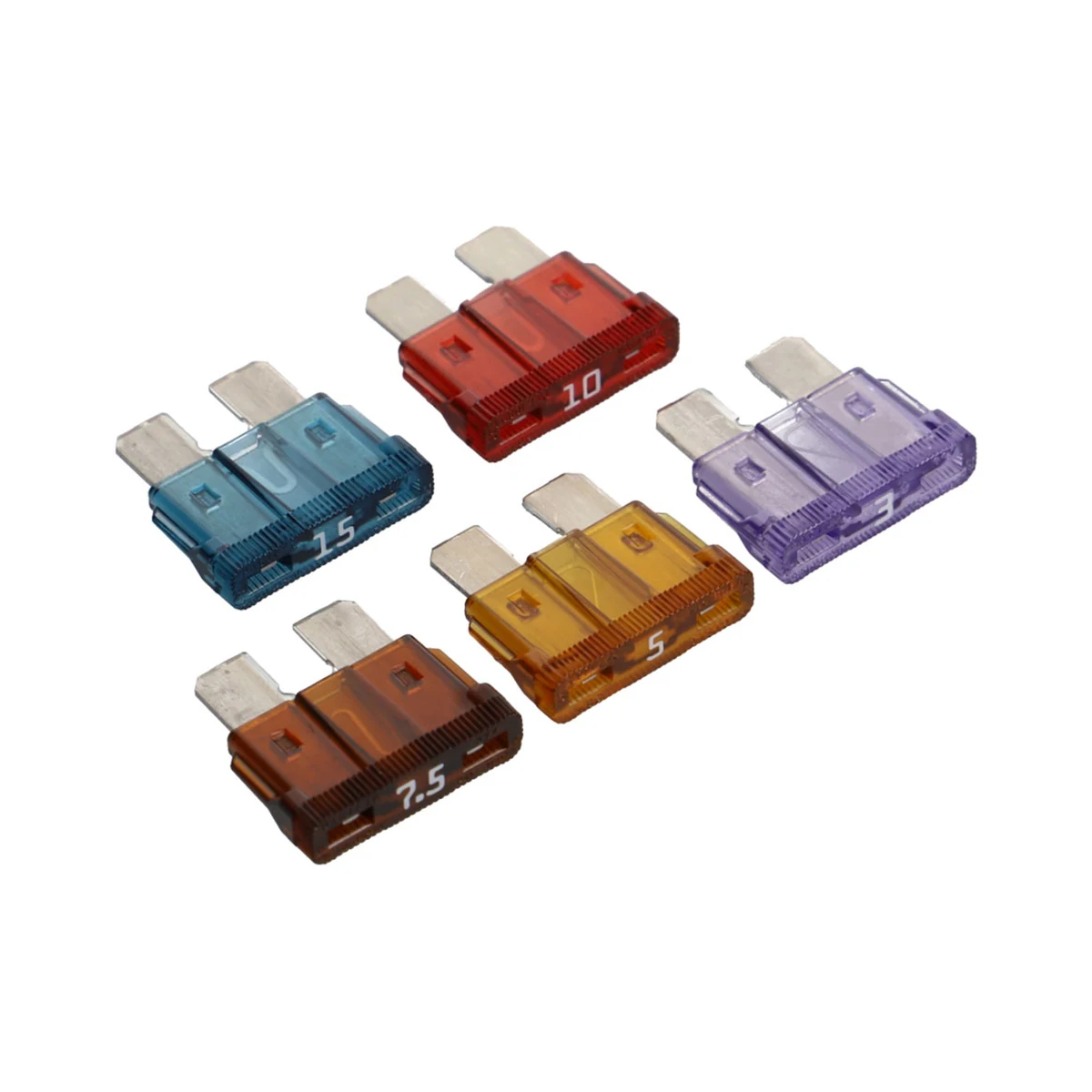 保險絲 平型綜合 3,5,7.5,10,15A 5入